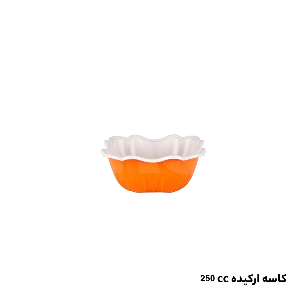 کاسه یکبار مصرف رنگی 250 سی سی  مدل ارکیده نوین رویا ( کارتن 1200 عددی)