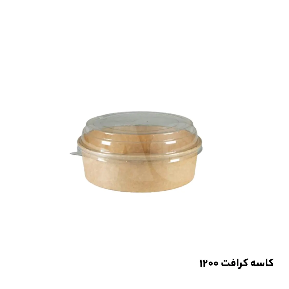درب بلند کاسه کرافت 30 انس جنس pet شفاف ( 1200 ) ( کارتن 300 عددی )