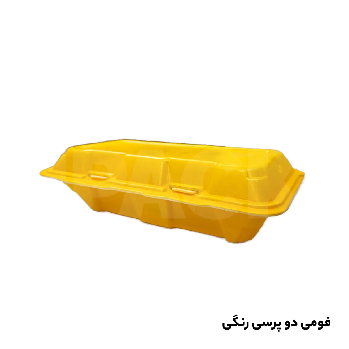 ظرف یکبارمصرف فوم دوپرسی رنگی 202 (پرتقالی ) 200 عددی