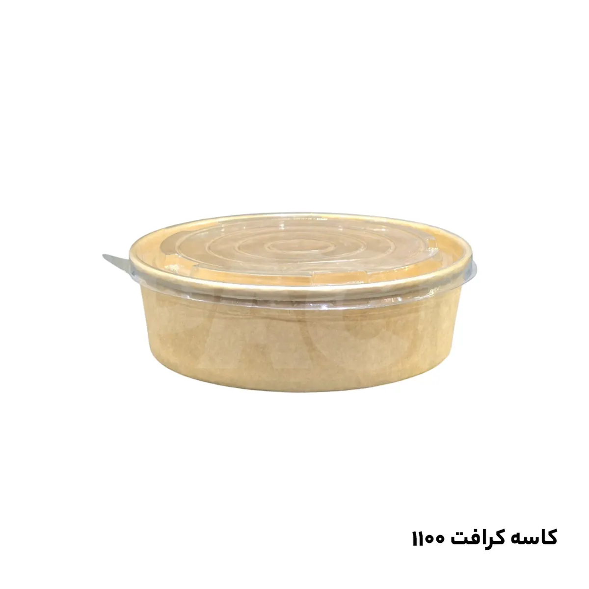 درب کاسه کرافت 30 انس تخت ( 1100 ) شفاف (300 عددی)