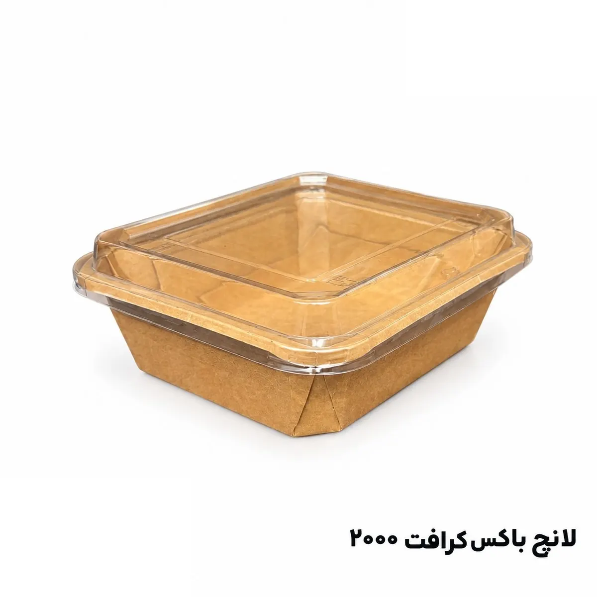 ظرف کرافت ریت انگل 2000 | لانچ باکس 2000 مستطیل با درب شفاف